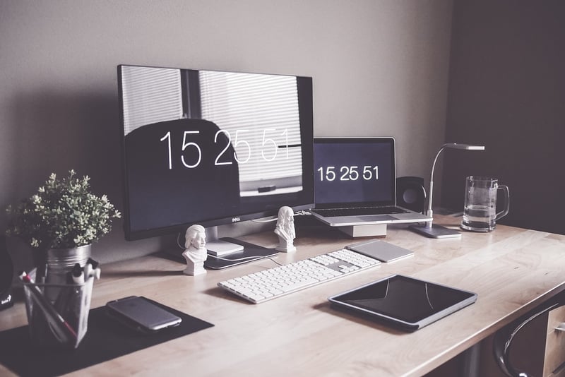 Minimalist Design Laptop Desk